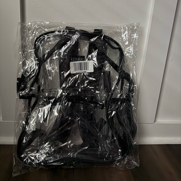 clear/ translucent medium sized backpack - Picture 2 of 2